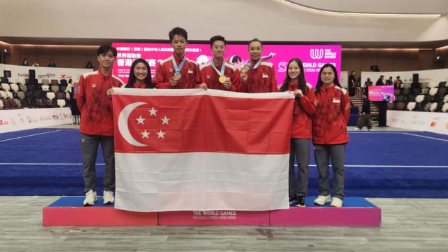 世界运动会香港巡回赛 新加坡1金1银1铜
