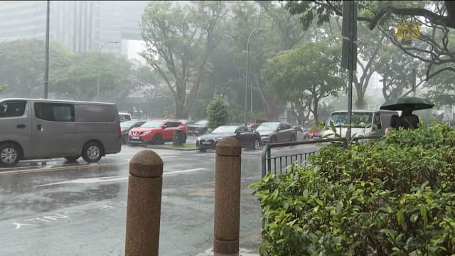 东北季风将至预计出现雷阵雨 低洼商家提前采取应对措施