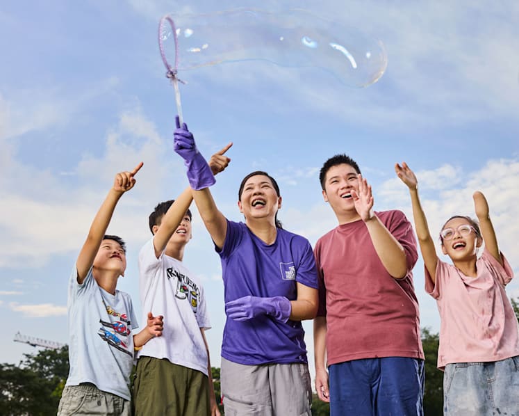 How her love for bubbles is creating moments of inclusion