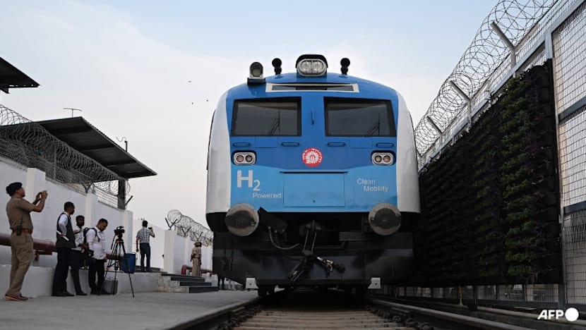 India launches first hydrogen-powered train in clean energy push