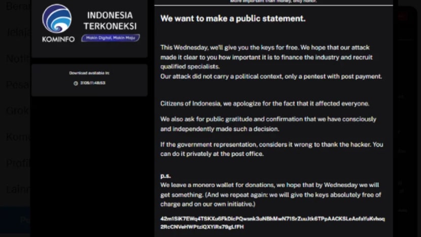 Hanya uji keamanan, hacker Brain Cipher janji serahkan kunci ransomware PDN tanpa bayaran 