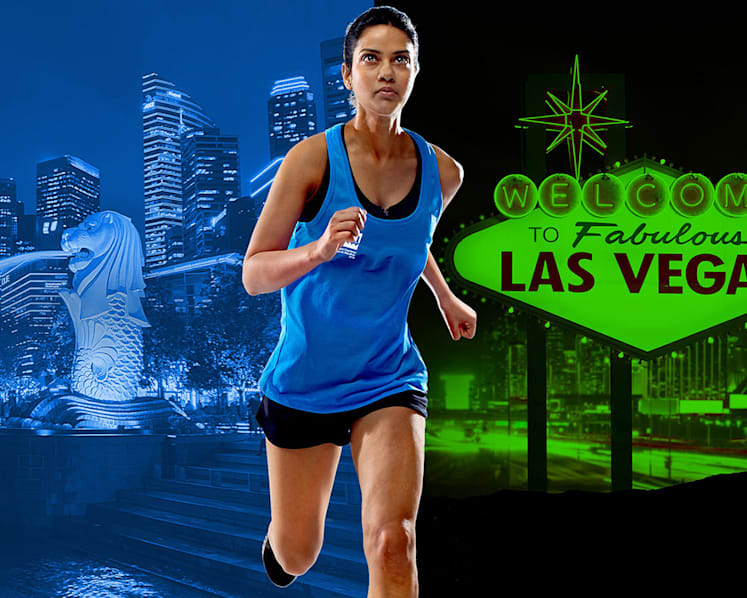 Run your way from Singapore to Las Vegas