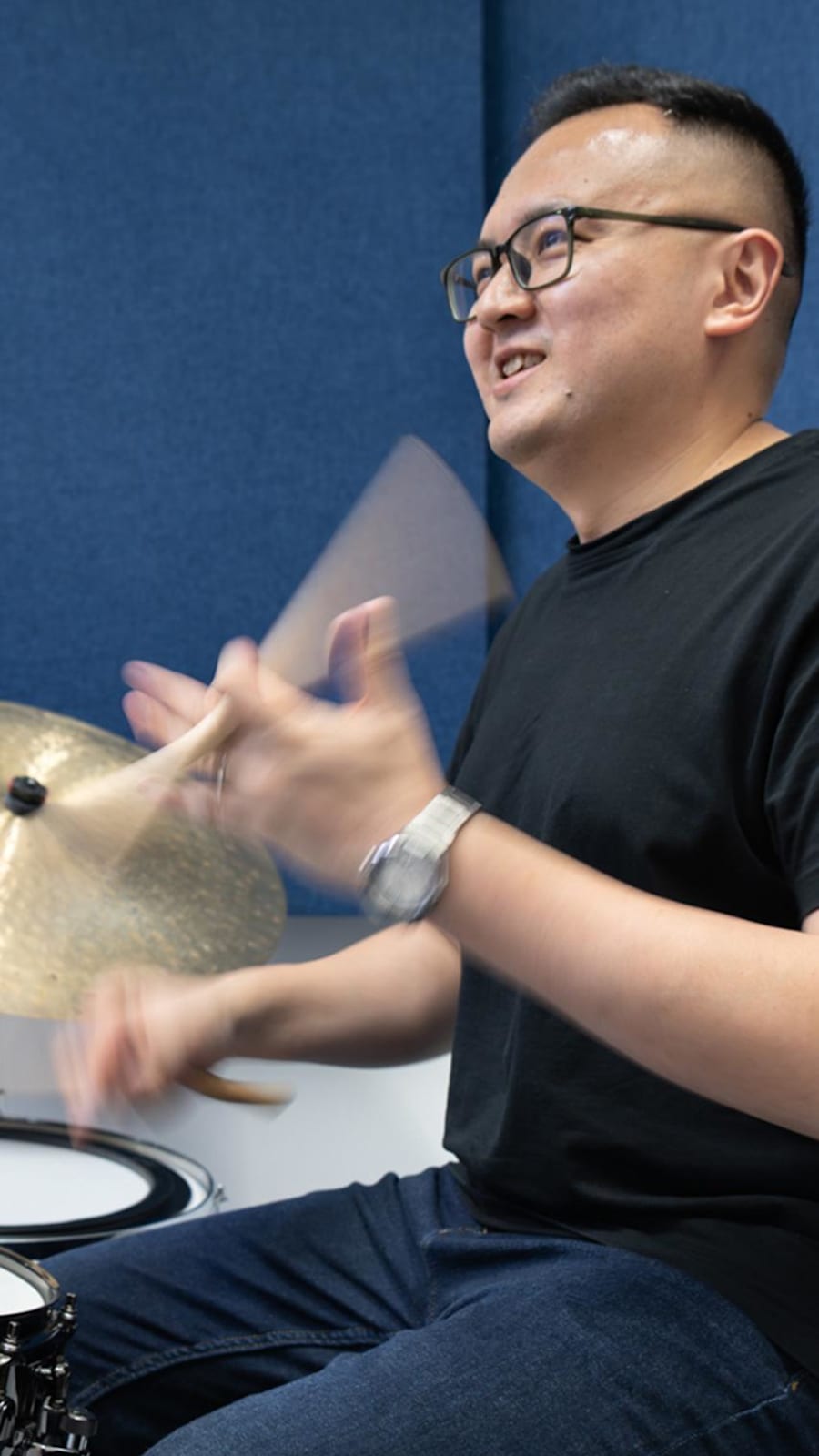 He wasn't 'smart enough' for studies. Now, he owns five drum schools and holds a Guinness World Record