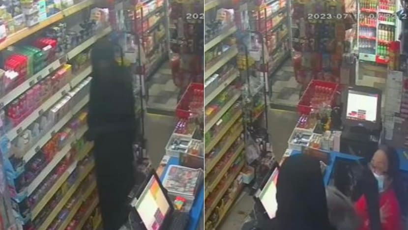 Jail, caning for man who wore dress, carried knife and tried to rob minimart 