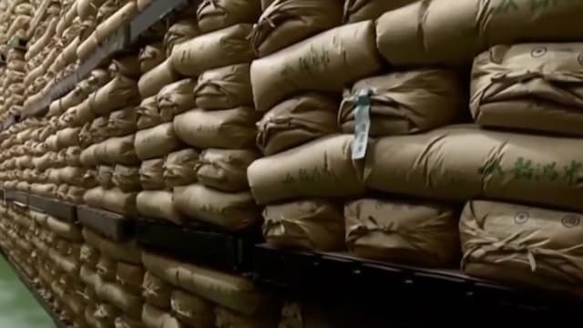 日本政府动用米粮库存缓解价格上行压力 导致库存量告急