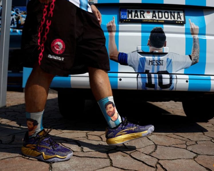"In Messi We Trust" - Argentina have super-fan in Czech countryside