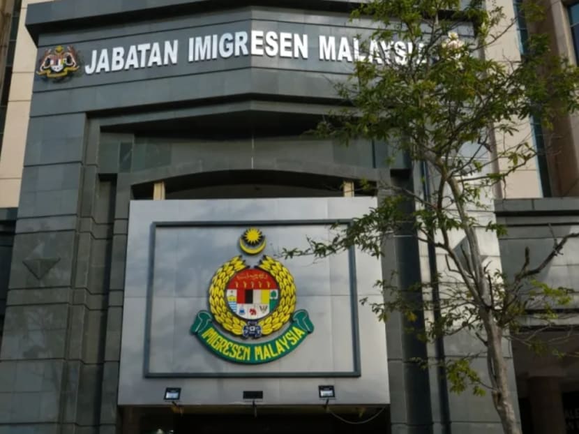 Photo of the Immigration Department of Malaysia building. Photo of the Immigration Department of Malaysia building.