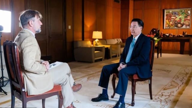 台湾外长：不求他国为保台而战 但盼供台防御性武器