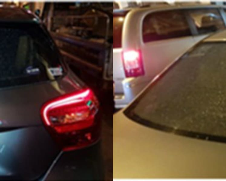 Man arrested for tossing pebbles at stationary vehicles while driving