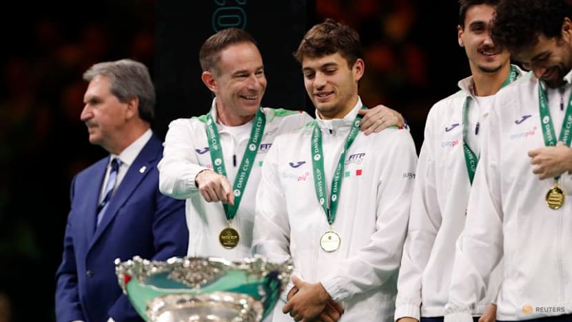 Berrettini, Cobolli lead Italy past Spain for third straight Davis Cup title