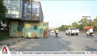 Shipping containers block Islamabad's roads as Imran Khan's party postpones protest march
