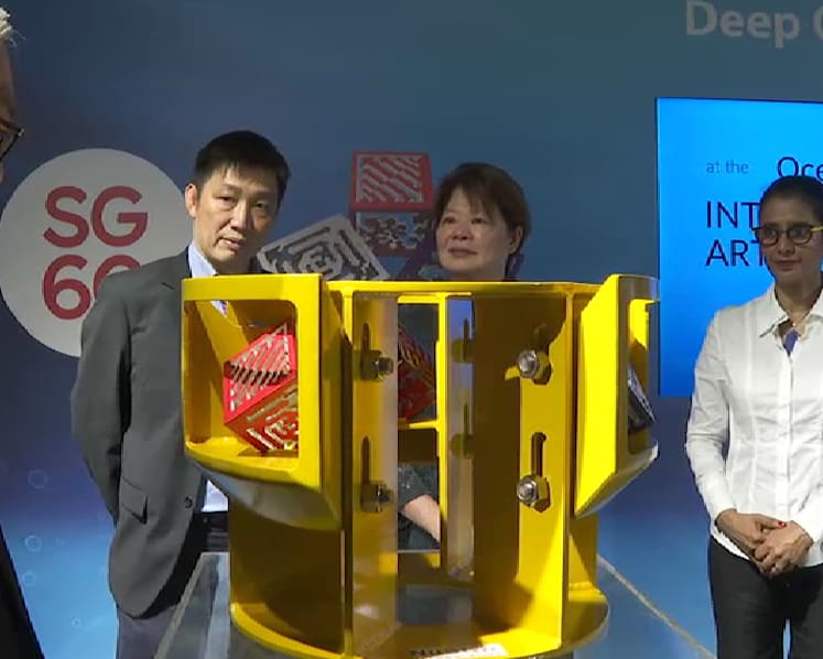Singaporean’s 3D-printed artwork is the world’s deepest ocean art installation