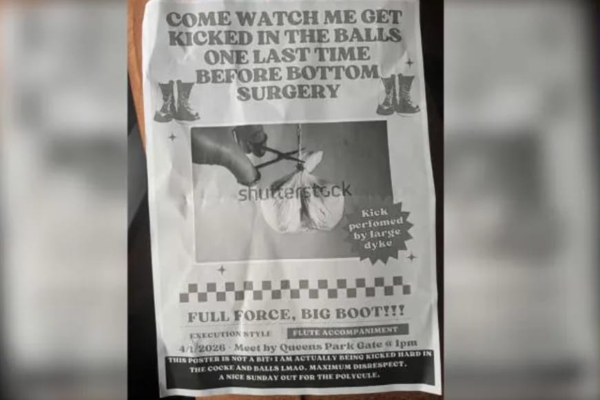 苏格兰人士阉割前自愿被踢裆寻求“最后体验” 吸引逾百人围观