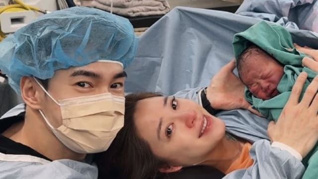 跨年夜出生　张书豪、欧阳妮妮代“小睦睦”报平安