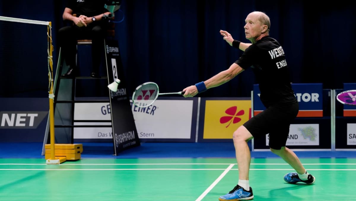 At 70 years old, he’s still hunting for his first win as a badminton pro – and loving every moment At 70 years old, he’s still hunting for his first win as a badminton pro – and loving every moment