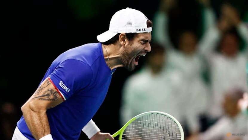 Berrettini, Cobolli lead Italy past Spain for third straight Davis Cup title