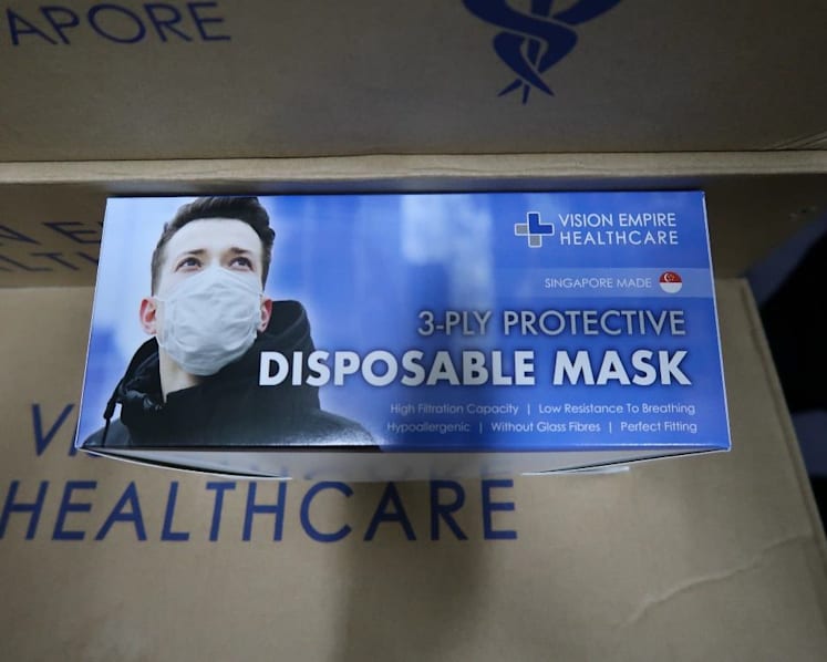 HSA finds illegal mask-making, repackaging facility in Ubi; more than 80,000 masks seized