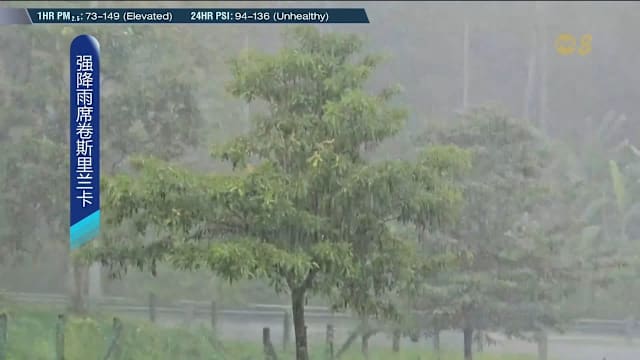 斯里兰卡多地迎强降雨 当局警告水灾雷电风险