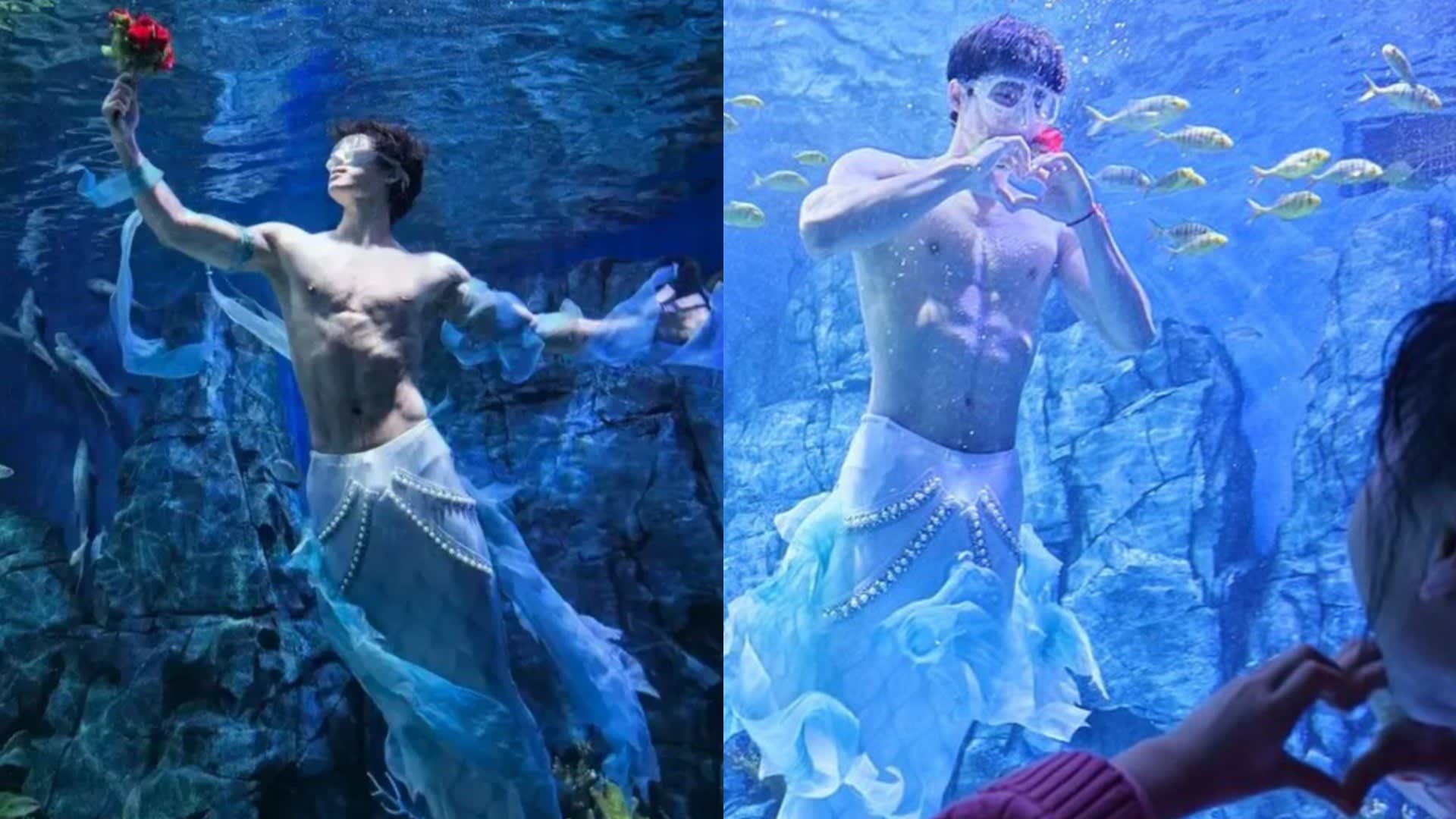 Merman Twitter Ex-Diving Athlete Finds Fame As Merman Performer After Rocky Start To ...