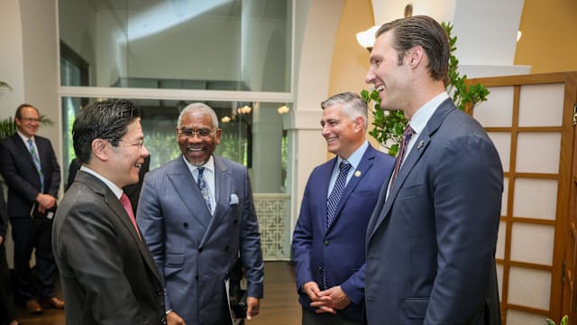 黄循财总理同多国政要 在香会期间举行会谈
