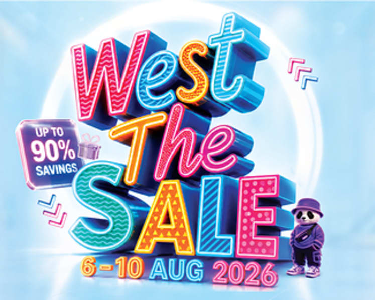 West The Sale returns this National Day with new brands, rewards and shopping deals of up to 90% across IMM and Westgate