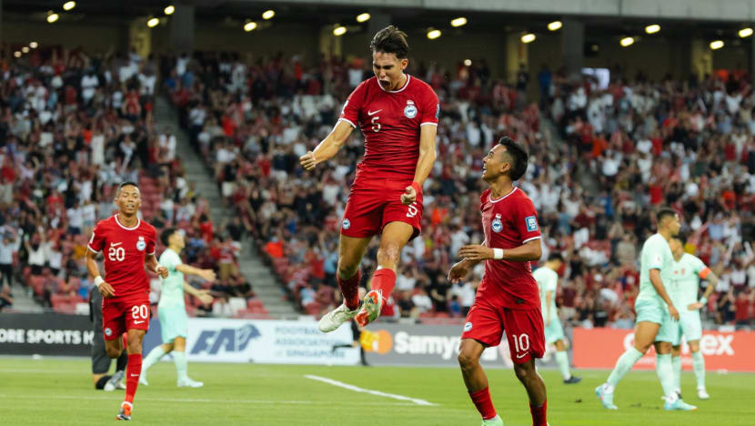 Singapore come back from two goals down to hold China in Lions coach Ogura’s opening game 