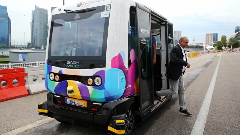 ComfortDelGro self-driving shuttle bus showcases new features at transport congress
