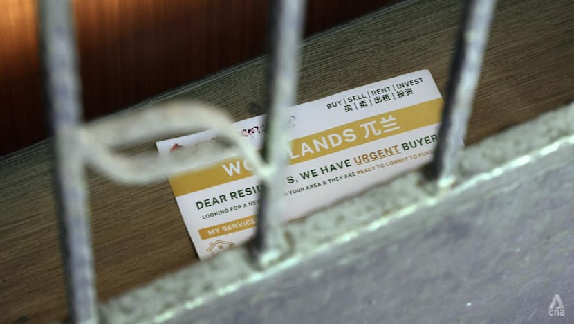 Property flyers distributed to HDB homes must not be left visible from Apr 1