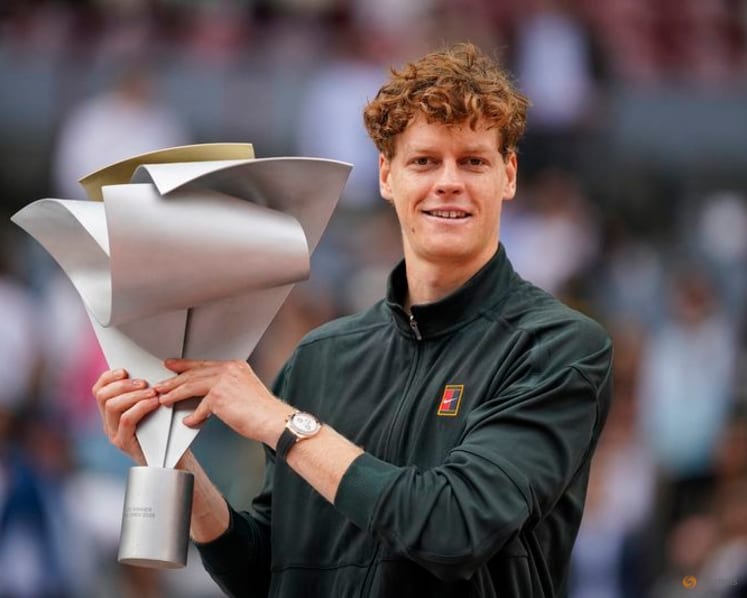 Sinner thrashes Zverev in Madrid to claim record fifth successive Masters title