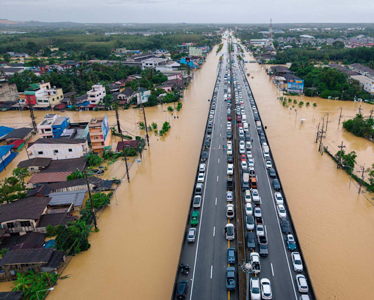 Thai military takes charge of flood crisis as heavy rains hobble relief effort