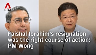 Singapore PM Lawrence Wong gives more details on Faishal Ibrahim's resignation