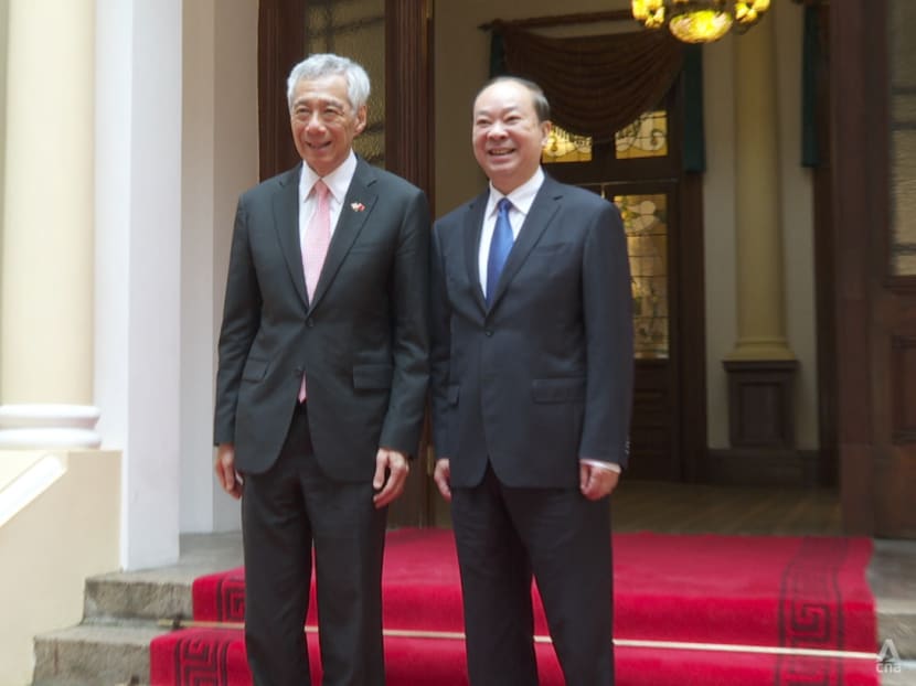 Singapore's PM Lee meets Guangdong official Huang Kunming on third day of China visit