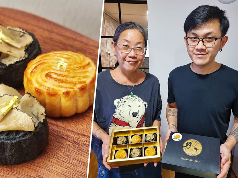 Chef Son Starts Lava Mooncake Home Biz For Retrenched Mum, Truffle & Cheese Flavours Included