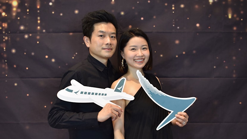 The couple that flies together stays together
