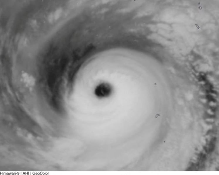 Japan orders evacuations as Typhoon Dolphin approaches, cancels 500 flights