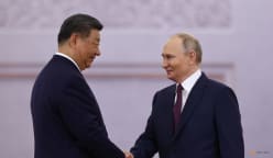 At Kremlin talks, Putin and Xi cast themselves as defenders of world order