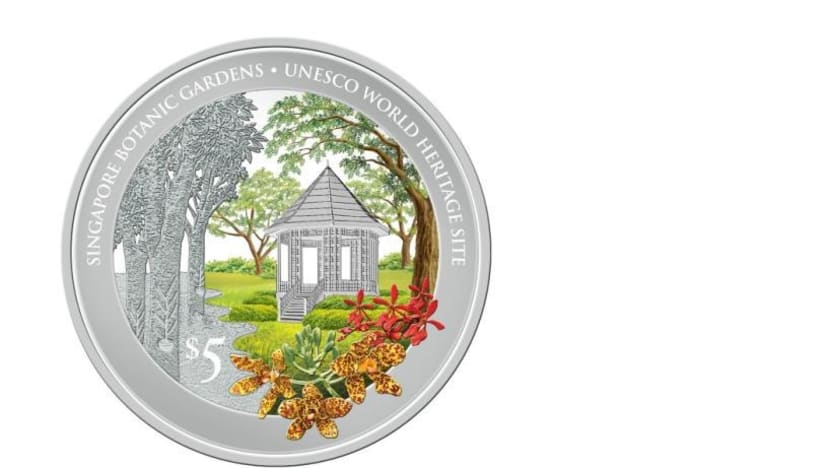 Commemorative Singapore Botanic Gardens coin unveiled