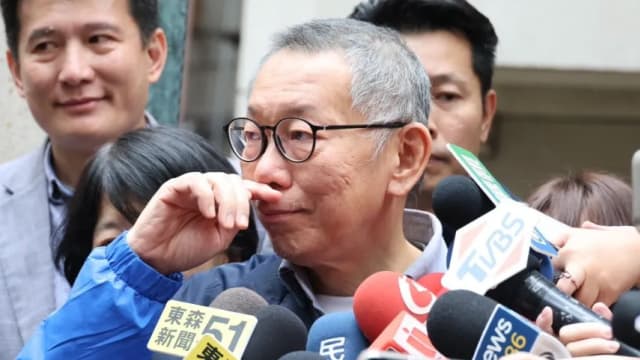 柯文哲泛泪 “我不是图利贪污违法的人” 感谢上苍给机会反省