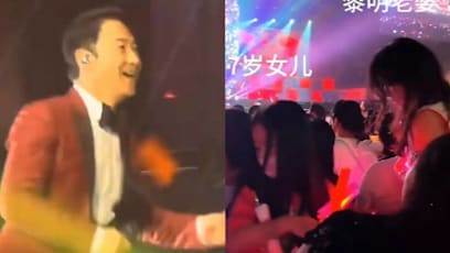 7-Yr-Old Daughter Of Leon Lai Left His Concert With Her Mum Once Fans Spotted Them