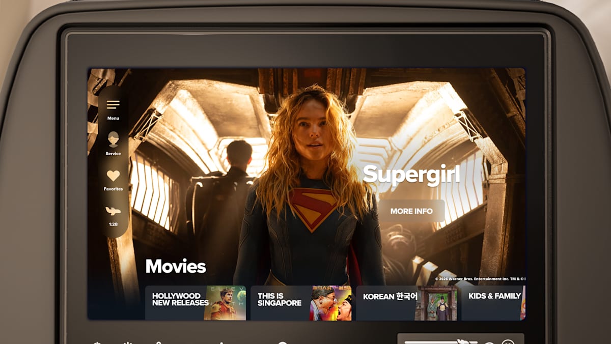 channelnewsasia.com - Izza Haziqah Abdul Rahman - Singapore Airlines to upgrade KrisWorld entertainment system from 2027, with bigger screens and new features