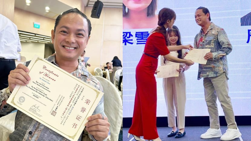 Ngee Ann Poly Student Dennis Chew, 50, Receives His First Ever Academic Scholarship: “I’m Not Smart. Thankfully, I Work Hard” Ngee Ann Poly Student Dennis Chew, 50, Receives His First Ever Academic Scholarship: “I’m Not Smart. Thankfully, I Work Hard”