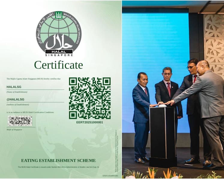 New digital halal certificates with QR codes to roll out in Singapore from Oct 1