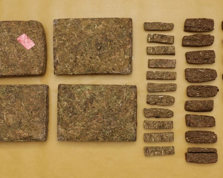 Three men arrested for suspected drug activities; more than 5kg of cannabis found in Sengkang unit