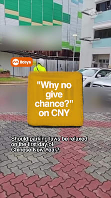 CNY don’t grant sympathy from the Summon Officer #8dayssg #8dayssgtrending #sgtiktok #cny #parking 