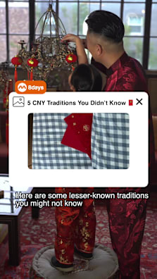 Do you know anymore CNY traditions that are lesser known? #8dayssg #8dayssgtrending #cny #sgtiktok #fypsg 