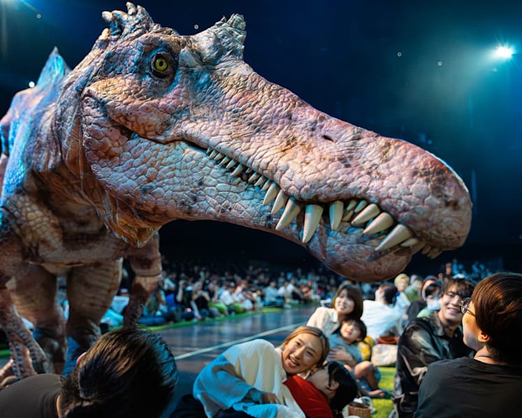 Dinosaur Odyssey, Japan's acclaimed live show with realistic dinosaurs, will land in Singapore in December
