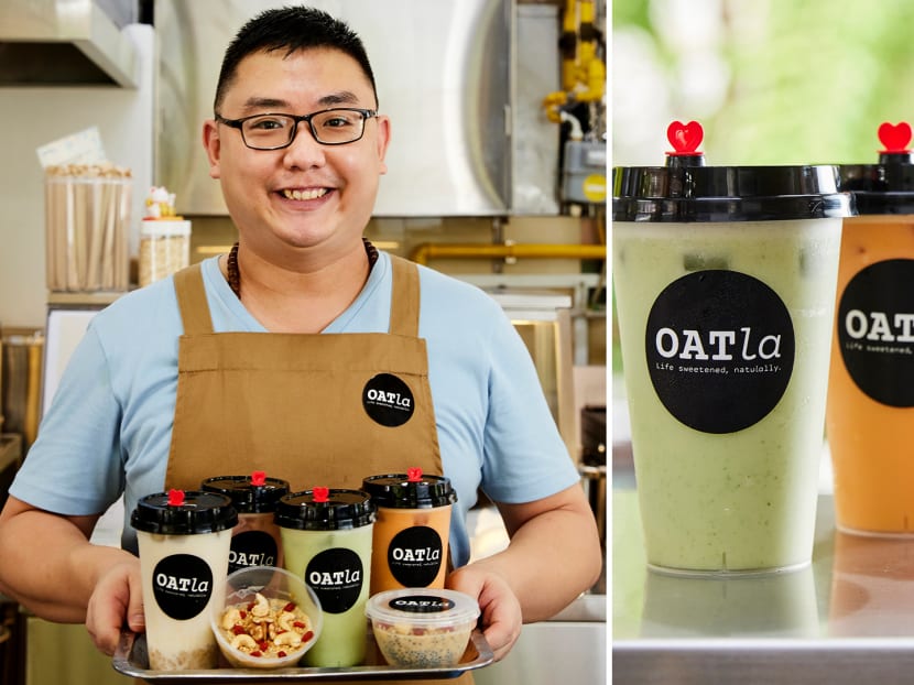 Don’t Ask This Hawker For Tau Huay Zui, He Sells Hip Homemade Oat Milk With A Singaporean Twist