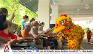 Nursing homes bring in lion dances, special festive dishes for residents