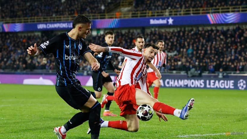 Club Brugge equalise late to force 3-3 home draw with Atletico Madrid