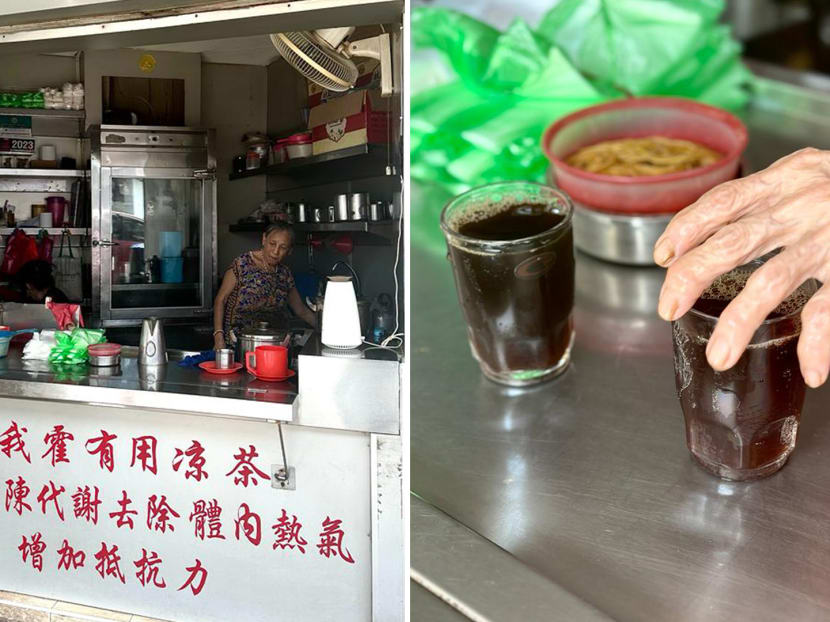 Johor Bahru liang teh auntie sells potent S$0.30 Wang Lao Ji Herbal Tea for cough and sore throat 